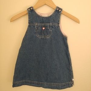 255.  Liz Claiborne Kids Denim Dress - Size 4T (child)